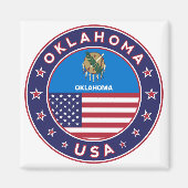 Oklahoma Magneet (Voorkant)