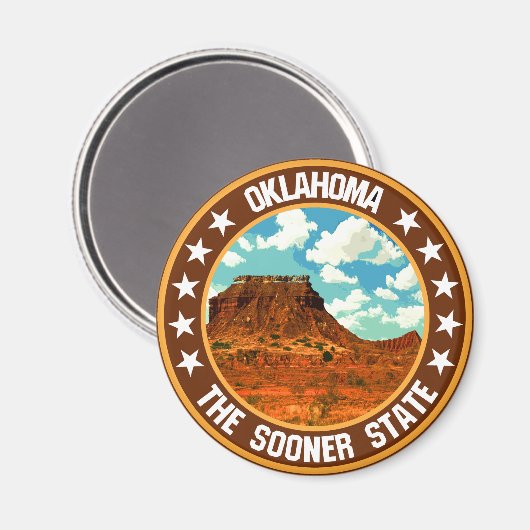 Oklahoma Magneet (Voorkant / Achterkant)
