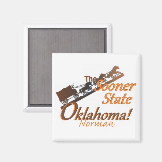OKLAHOMA MAGNEET (Voorkant / Achterkant)