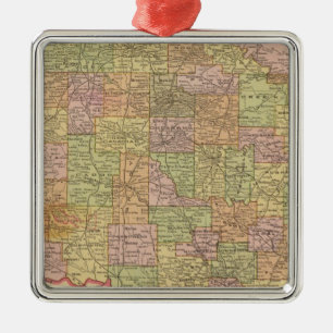 Oklahoma Metalen Ornament