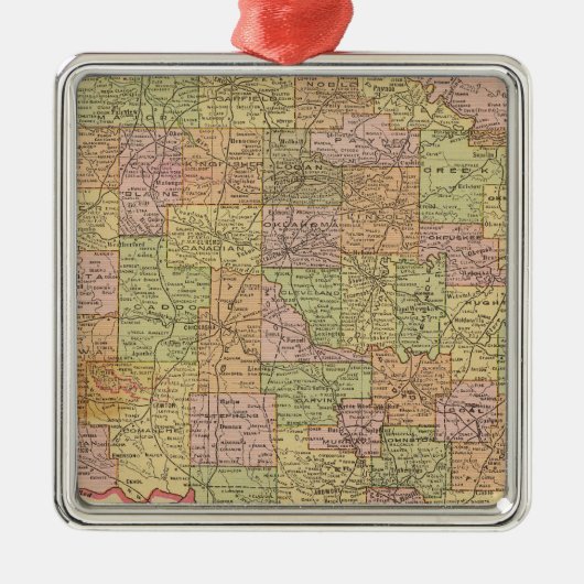 Oklahoma Metalen Ornament (Voorkant)