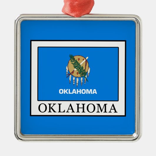 Oklahoma Metalen Ornament (Voorkant)