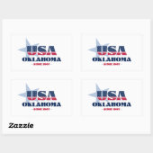 Oklahoma Mijn thuisstaat Sticker (Vel)