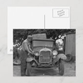 Oklahoma naar Californië, jaren dertig Briefkaart (Voorkant / Achterkant)