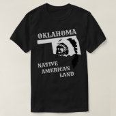 Oklahoma Native Amerikaans Land T-shirt (Design voorkant)