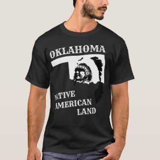 Oklahoma Native Amerikaans Land T-shirt
