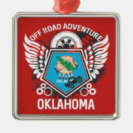 Oklahoma Off Road Adventure 4x4 Trails Mudding Metalen Ornament