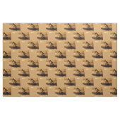 Oklahoma Oil Pump Jack Print Fabric Stof (Yard (91,4 cm))