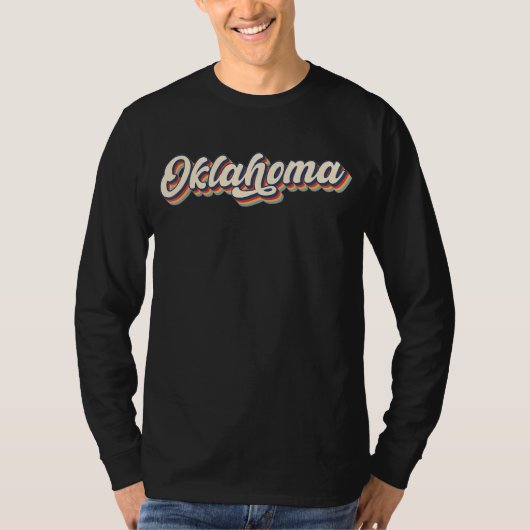 Oklahoma Ok State Retro T-shirt (Voorkant)