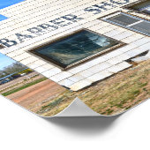 Oklahoma Panhandle Barber Shop Poster (Hoek)