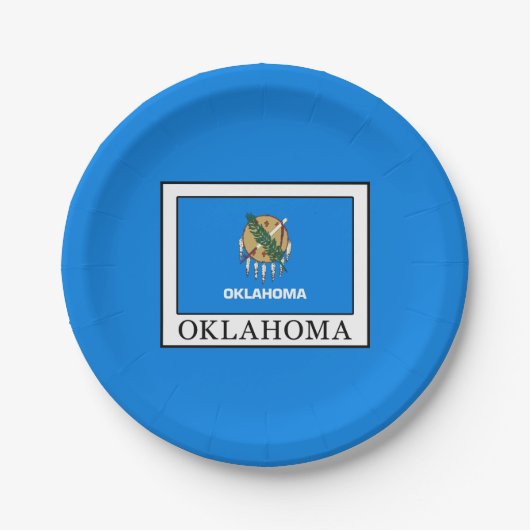 Oklahoma Papieren Bordje (Voorkant)