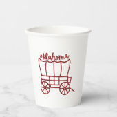 Oklahoma Party Cups Papieren Bekers (Voorkant)
