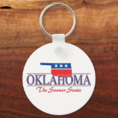 Oklahoma Patriotic Sleutelhanger (Voorkant)