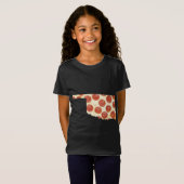 OKLAHOMA PIZZA PEPPERONI PIZZA STATE T-SHIRT (Voorkant volledig)
