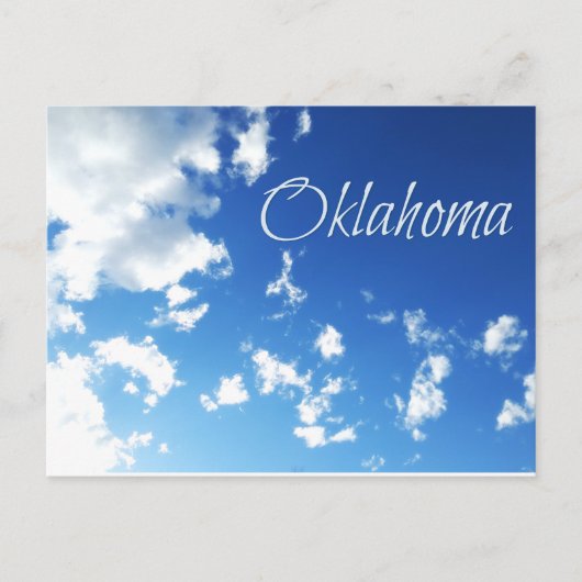 Oklahoma Post Kaart Blue Skies 2 (Voorkant)