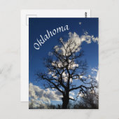 Oklahoma Post Kaart Blue Skies 3 (Voorkant / Achterkant)