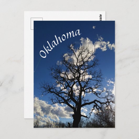 Oklahoma Post Kaart Blue Skies 3 (Voorkant / Achterkant)