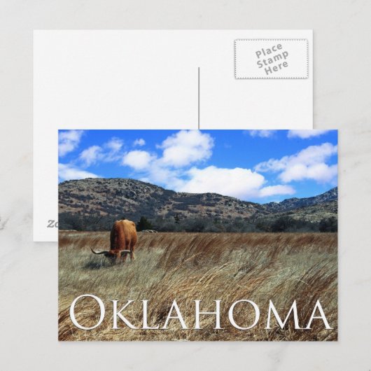 Oklahoma Prairie Briefkaart (Voorkant / Achterkant)