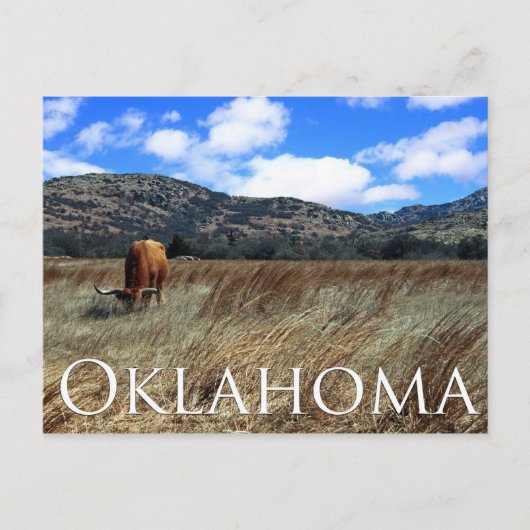 Oklahoma Prairie Briefkaart (Voorkant)