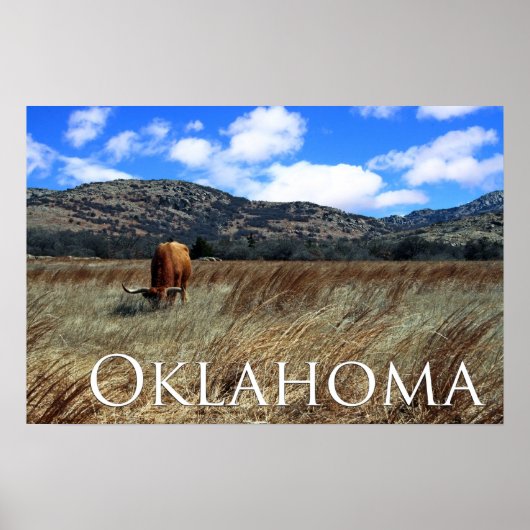 Oklahoma Prairie Print (Voorkant)