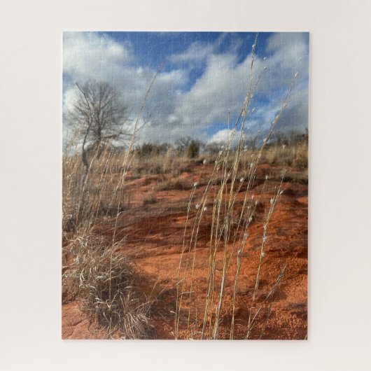 Oklahoma Prairie Puzzel (Splitbard en Sandstone) Legpuzzel (Verticaal)
