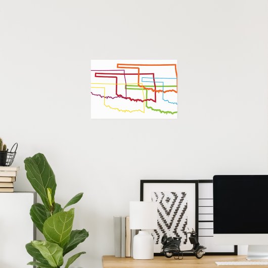 oklahoma pride blur poster (Thuiskantoor)