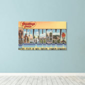 Oklahoma (provincie Will Rodgers) Canvas Afdruk (Insitu (Houten vloer))