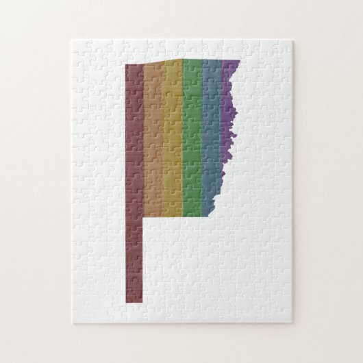 Oklahoma Rainbow Gay Pride Legpuzzel (Verticaal)