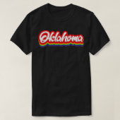 Oklahoma Rainbow Typografie T-shirt (Design voorkant)