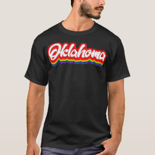 Oklahoma Rainbow Typografie T-shirt