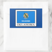 Oklahoma Rechthoekige Sticker (Tas)