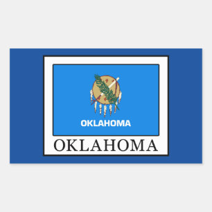 Oklahoma Rechthoekige Sticker