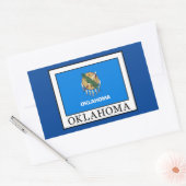 Oklahoma Rechthoekige Sticker (Envelop)