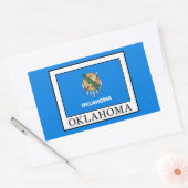 Oklahoma Rechthoekige Sticker (Envelop)