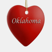 Oklahoma Red Heart Keepomwille Ornament (Rechts)