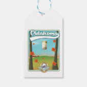 Oklahoma Reisposter Cadeaulabel (Voorkant)