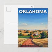 Oklahoma Reizen Briefkaart (Voorkant / Achterkant)