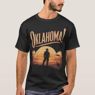 Oklahoma Retro Muziek Theater Broadway Theater T-shirt