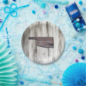 Oklahoma Rivets Papieren Bordje (Feest)