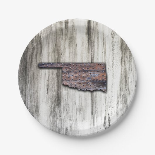 Oklahoma Rivets Papieren Bordje (Voorkant)