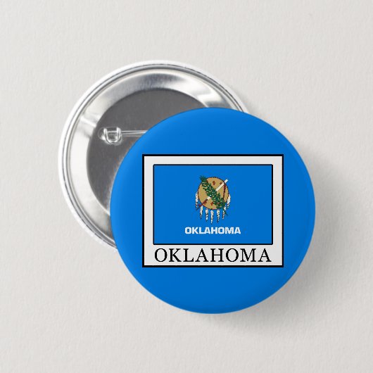 Oklahoma Ronde Button 5,7 Cm (Voorkant /achterkant)