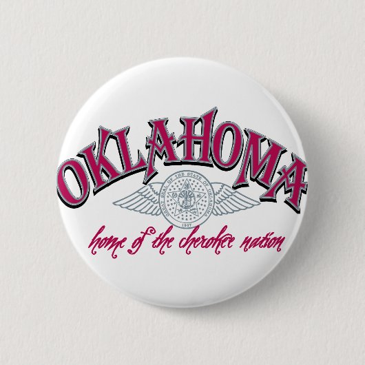 Oklahoma Ronde Button 5,7 Cm (Voorkant)