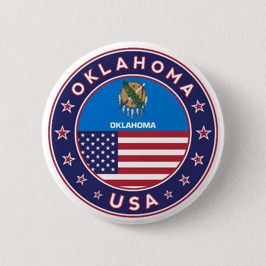 Oklahoma Ronde Button 5,7 Cm (Voorkant)