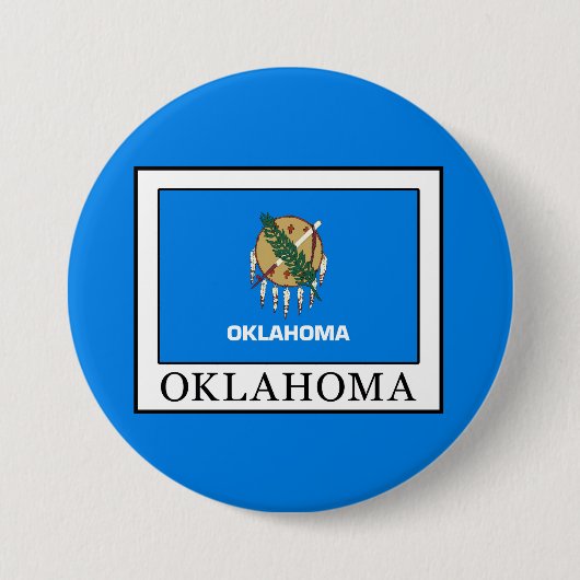 Oklahoma Ronde Button 7,6 Cm (Voorkant)