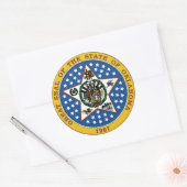 Oklahoma Ronde Sticker (Envelop)