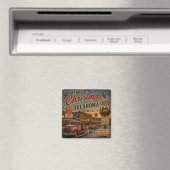 Oklahoma Route 66 Kerstsouvenir Magneet (Insitu (Vaatwasser))