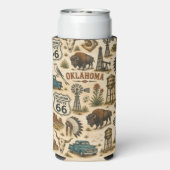 Oklahoma Route 66 Prairie Chill Seltzer Blikjeskoeler (Seltzer Achterkant)