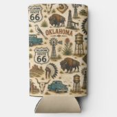Oklahoma Route 66 Prairie Chill Seltzer Blikjeskoeler (Achterkant)