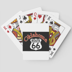 Oklahoma Route 66 Shield Speelkaarten