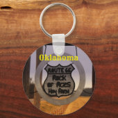 Oklahoma Route 66 Sleutelhanger (Voorkant)